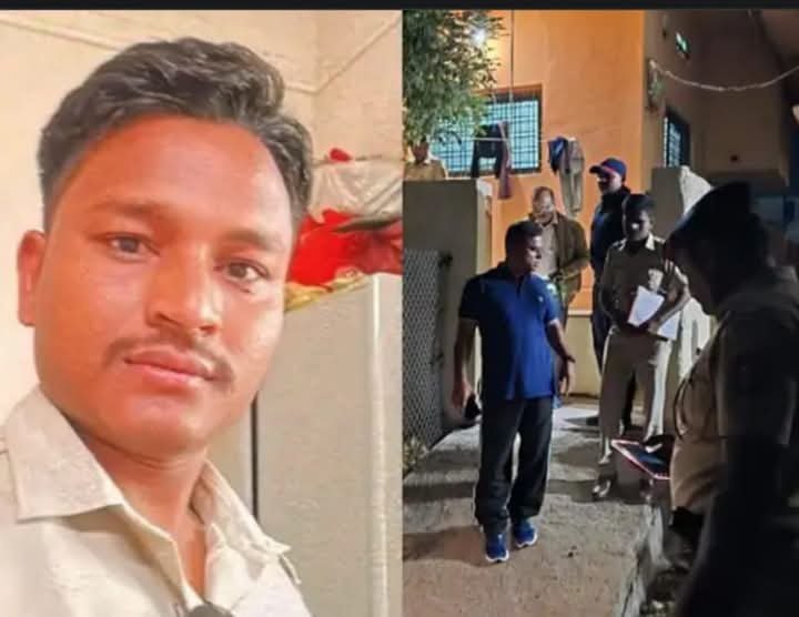 पोलीस कर्मचाऱ्याने स्वतःच्या कुटुंबावर गोळीबार करत पत्नीचा केला खून