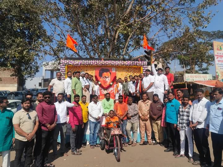 हिंदुहृदयसम्राट, शिवसेनाप्रमुख बाळासाहेब ठाकरे याना धाराशिव येथे अभिवादन