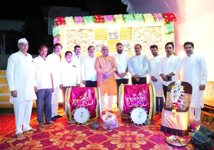 धाराशिव शहरात मराठेशाही ढोलताशा पथकाचा शुभारंभ