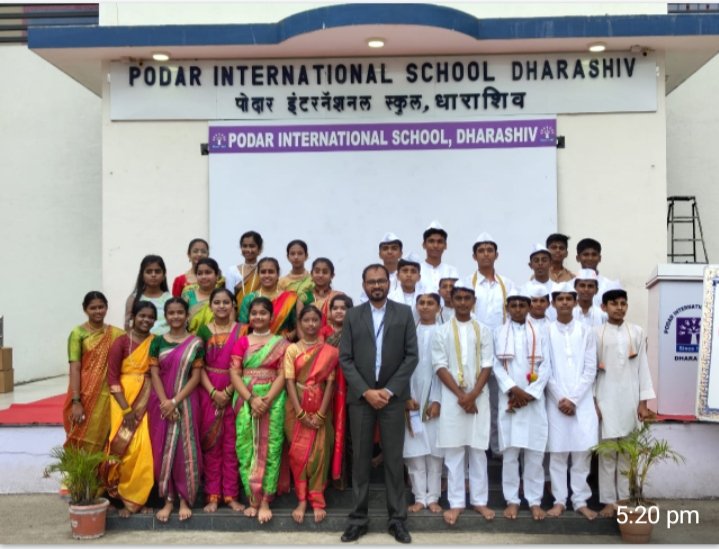 पोदार इंटरनॅशनल स्कूल मध्ये विद्यार्थ्यांनी साकारले पालखी सोहळ्याचे नयनरम्य चित्र