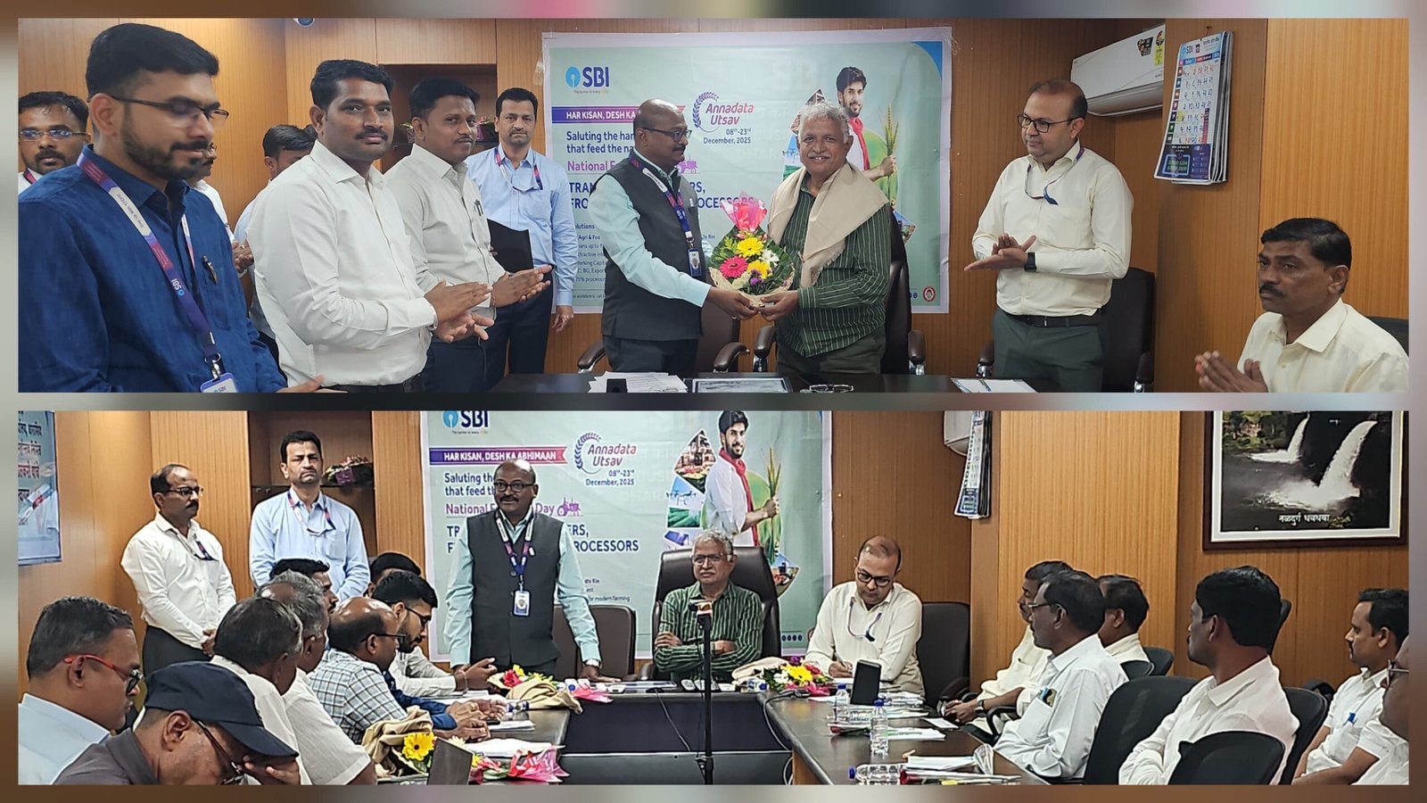 भारतीय स्टेट बँक, आरबीओ धाराशिव येथे ‘अन्नदाता उत्सव’ अंतर्गत प्रगतशिल शेतकरी व कृषी उद्योजक ग्राहक मेळावा संपन्न